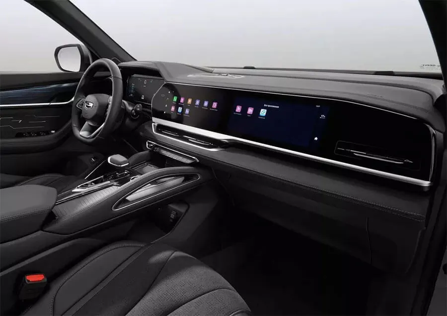 Geely Monjaro. Ішкі көрінісі Geely Monjaro. Ішкі көрінісі